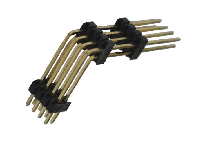 Đầu nối 8 chân màu đen 1.27mm Hai hàng góc phải ba nhựa