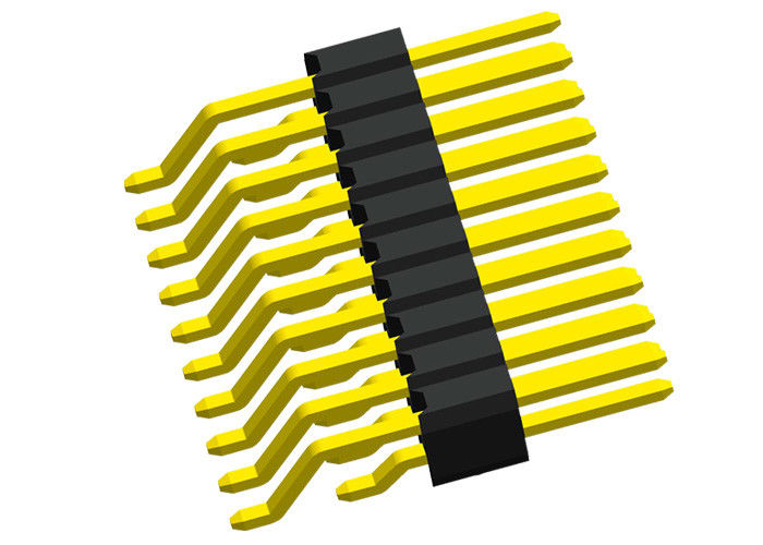 Double Row Pin Header Ngang SMT Loại 2x20 Pin Header Đen 1.27mm