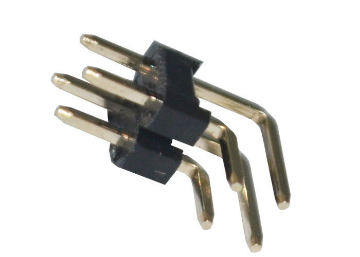 Đầu nối góc phải hàng kép Pin kết nối 2.54mm X 2.5mm Điện trở cách điện