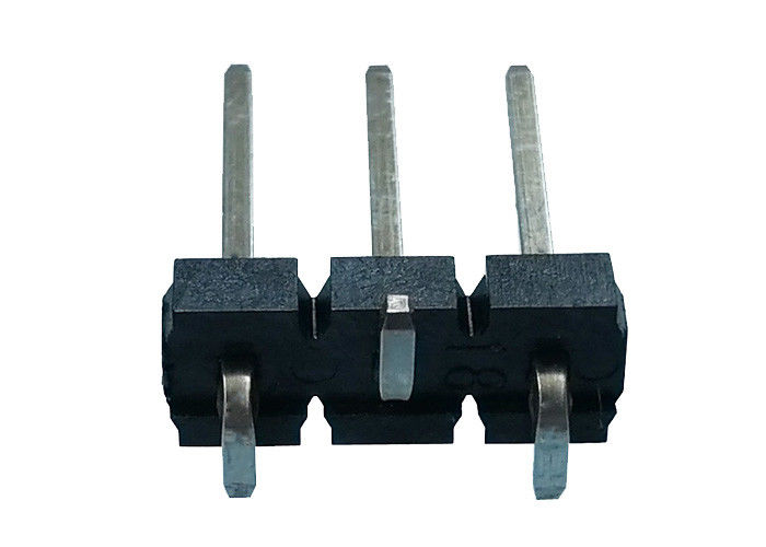 Đầu nối 3 chân một hàng Pin Đầu nối loại SMT Loại đen 5.08x2,5mm