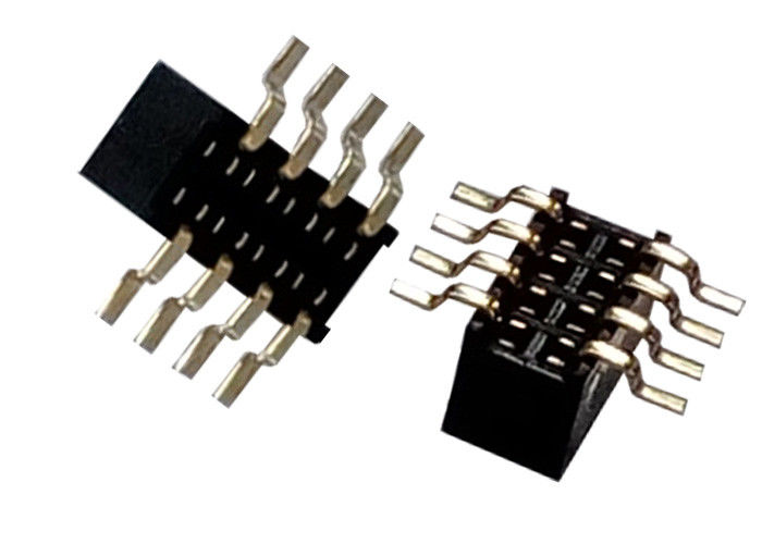 Đầu nối dành cho nữ 8 pin Một hàng đơn loại SMT 1.27mm X 3.4mm