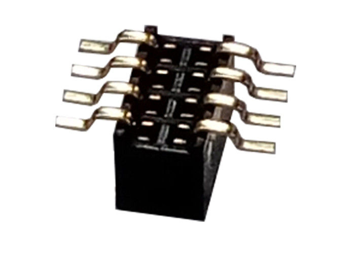 Đầu nối dành cho nữ 8 pin Một hàng đơn loại SMT 1.27mm X 3.4mm