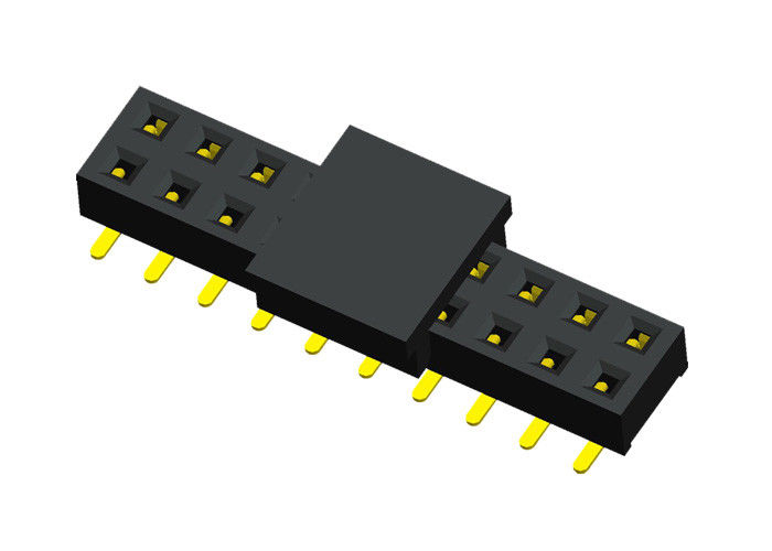 Đen 20 Pin Nữ Header Nối đôi Hàng 2.0mm Sân với CAP