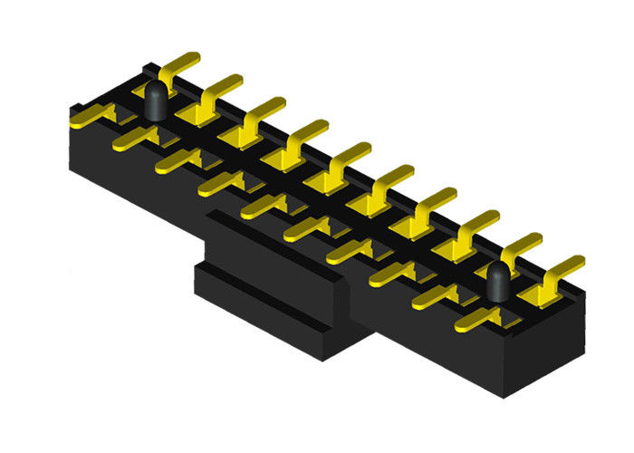 Đen 20 Pin Nữ Header Nối đôi Hàng 2.0mm Sân với CAP