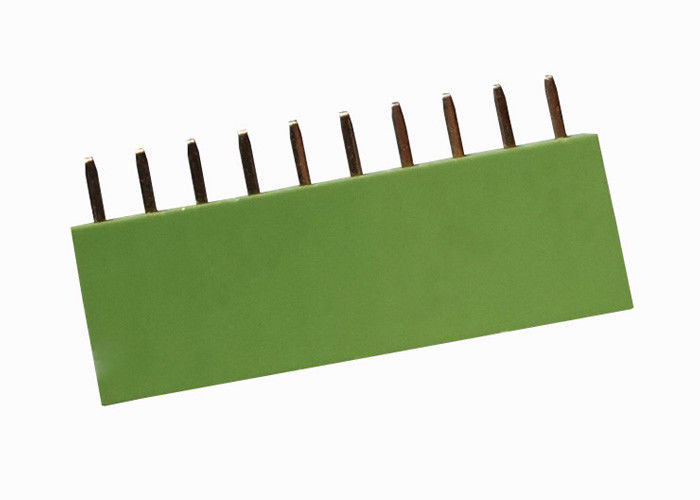 Đầu nối thẳng hàng đôi tiêu đề Xanh lục 2,54 Mm Nữ Header 10 Pin