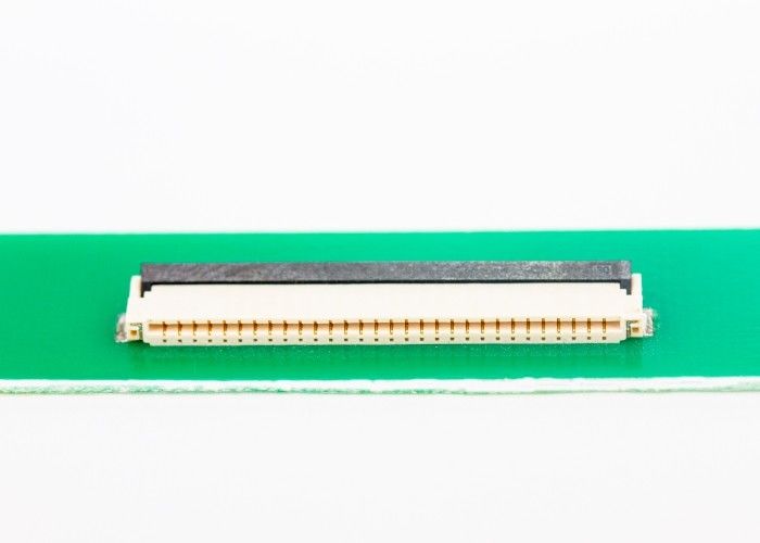 1.0MM Sân nhựa FFC Đầu nối FPC Chiều cao 2.0MM Liên hệ hai mặt