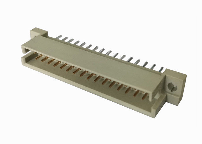 Đầu nối DIN DIN12 thẳng Pcb Nam Header 180 độ Vàng / Tin trên Niken