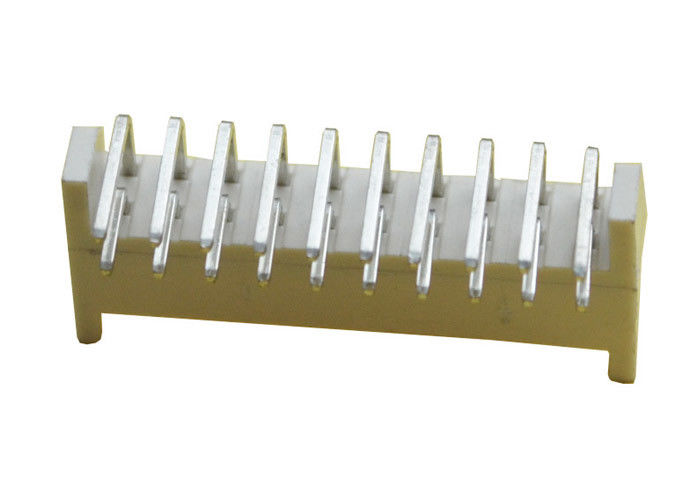 Màu be 20 Pin dây để hội đồng Header 2.0mm Sân góc phải Kiểu đồng thau