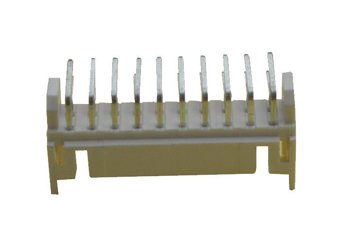 Màu be 20 Pin dây để hội đồng Header 2.0mm Sân góc phải Kiểu đồng thau