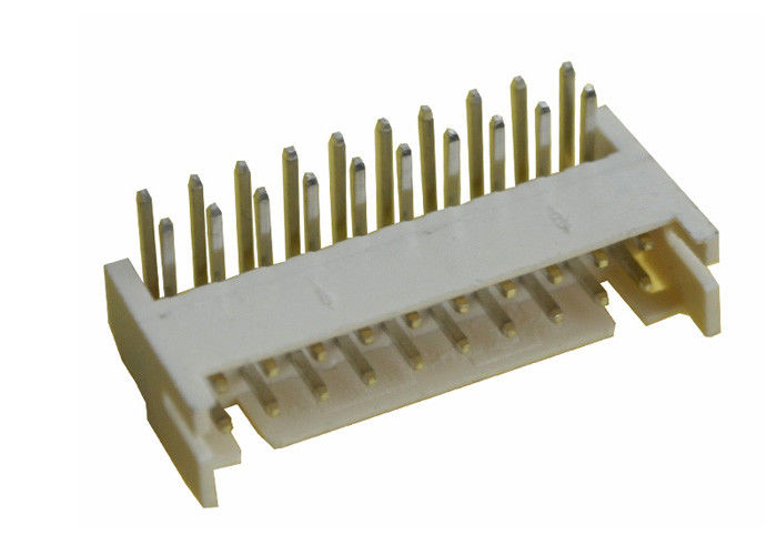 Màu be 20 Pin dây để hội đồng Header 2.0mm Sân góc phải Kiểu đồng thau