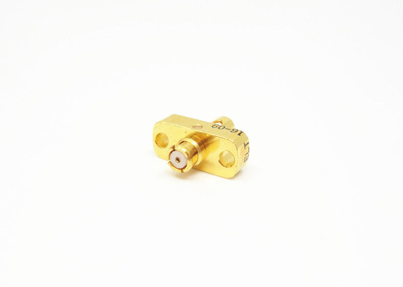 Đầu nối SMP RF cho nữ 2 lỗ gắn mặt bích 50Ω Trở kháng cho cáp MF108A