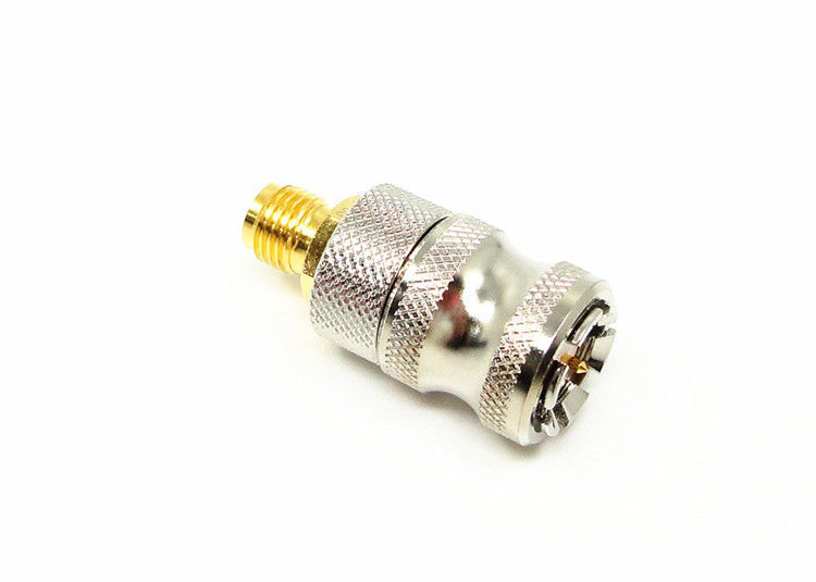 Trở kháng 50Ω Đầu nối ăng ten RF Đầu nối gắn mạ niken SOSMA Tần số cao