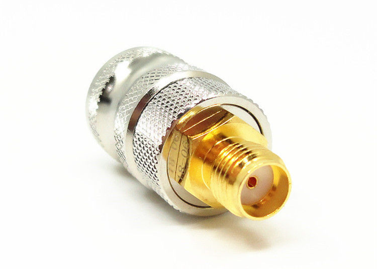 Trở kháng 50Ω Đầu nối ăng ten RF Đầu nối gắn mạ niken SOSMA Tần số cao
