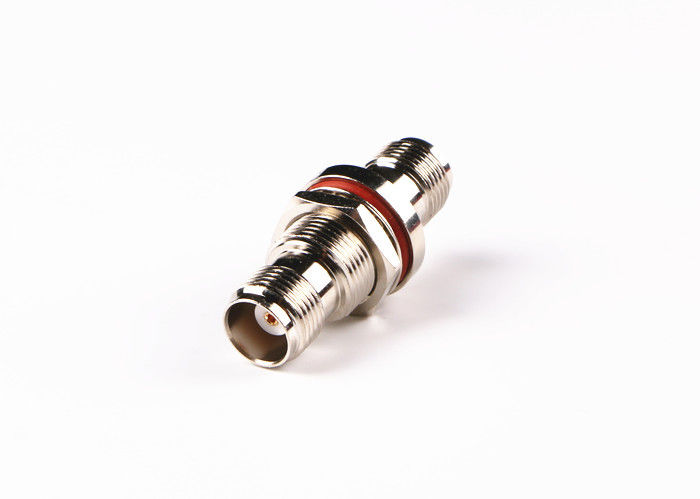 Đầu nối góc phải TNC mạ niken, Đầu nối đồng trục TNC VSMR ≤1.3