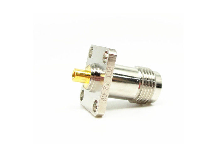 Kết nối mặt bích bốn lỗ TNC RF Nữ 50Ohm 11GHz cho lò vi sóng