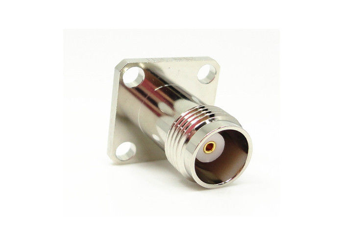 Kết nối mặt bích bốn lỗ TNC RF Nữ 50Ohm 11GHz cho lò vi sóng