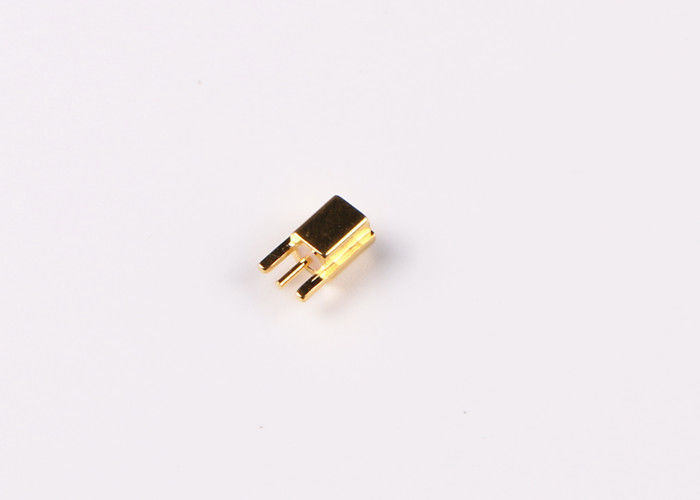 Đầu cắm nam MCX RF Đầu nối cáp đồng thau cho PCB gắn