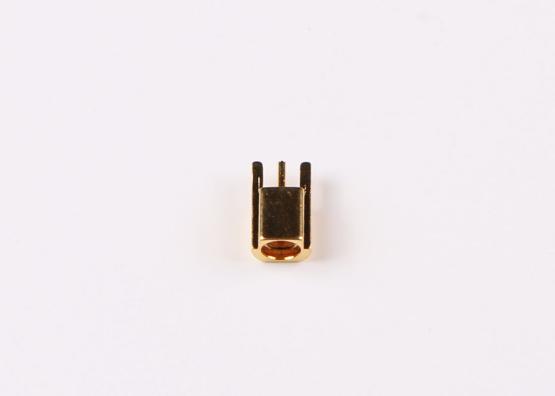 Đầu cắm nam MCX RF Đầu nối cáp đồng thau cho PCB gắn