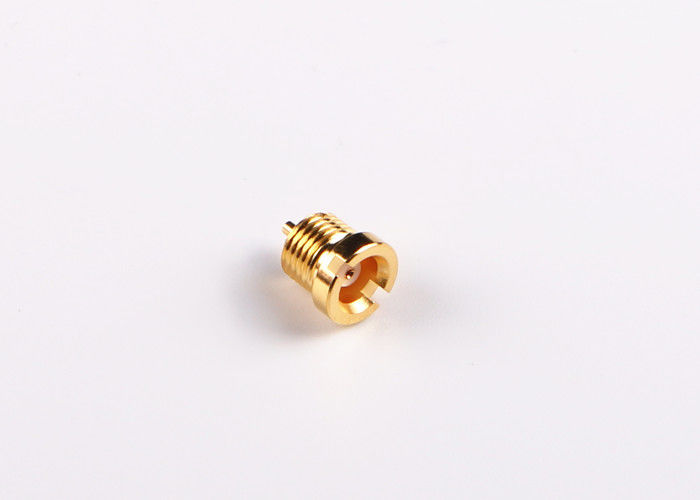 Nam uốn thẳng MCX vách ngăn kết nối mạ vàng mạ cỡ nhỏ