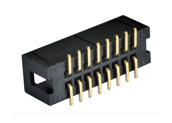 Đầu nối hộp nam Đầu nối 2.54mm Chất liệu cách điện PBT / PA6T