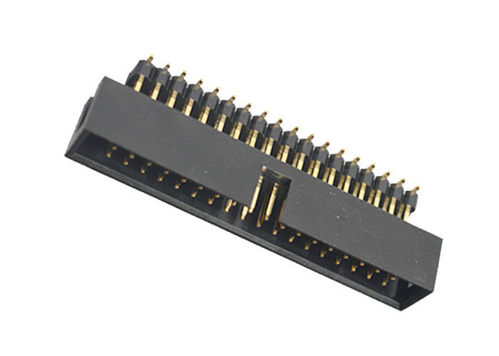 3.0AMP Tiêu đề hộp nhựa 2.54 Mm Loại PCB Bảng vàng Flash