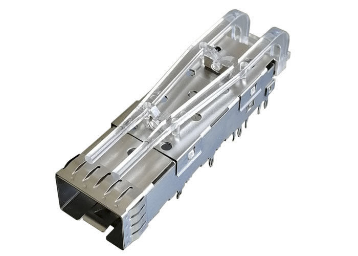 Ống ánh sáng SFP Lồng nối bảng điều khiển gắn hợp kim đồng cho Gigabit Ethnet