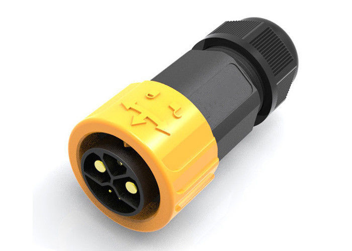 IP67 M23 Đẩy khóa Nam kết nối cáp chống nước Silicone Con dấu để sạc
