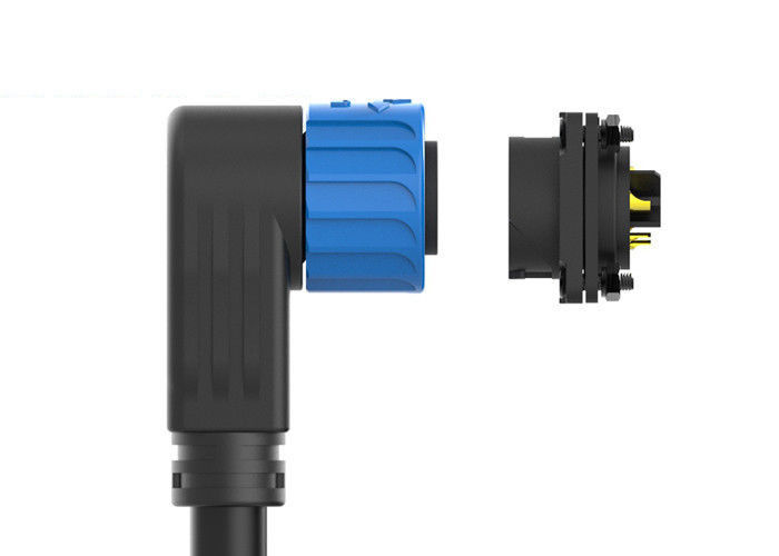 IP67 M23 Đẩy khóa Nam kết nối cáp chống nước Silicone Con dấu để sạc