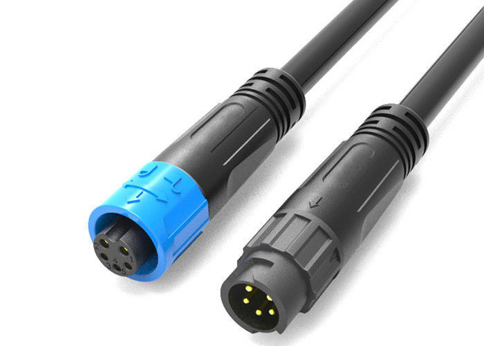 Dữ liệu năng lượng Kết hợp cáp kết nối chống nước Bayonet 5 pin cho đèn LED