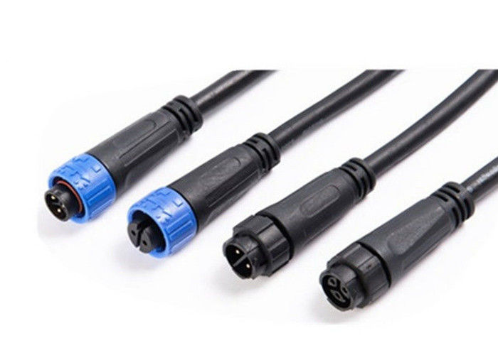 Đầu nối cáp chống nước Jnicon 2 pin 3 pin IP67 Đầu nối cáp điện ngoài trời