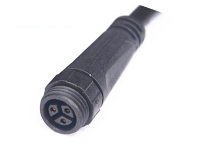 Đầu nối cáp chống nước LED Light XLR M16 3 Pin 300V Chất liệu PVC / nylon