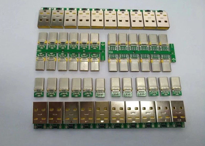 Loại C Đầu nối Micro Micro Vỏ thép không gỉ có chức năng sạc / dữ liệu